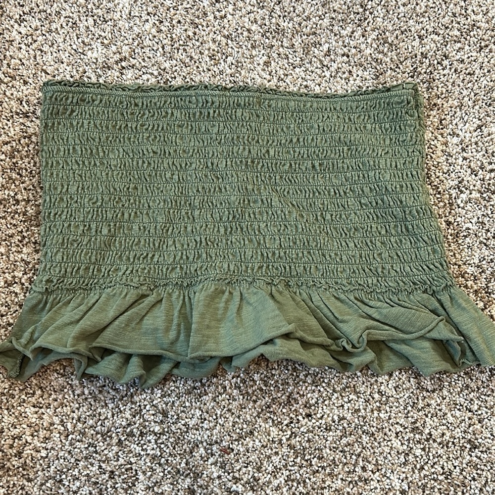 We The Free Green Large Tube Top - Picture 2 of 3